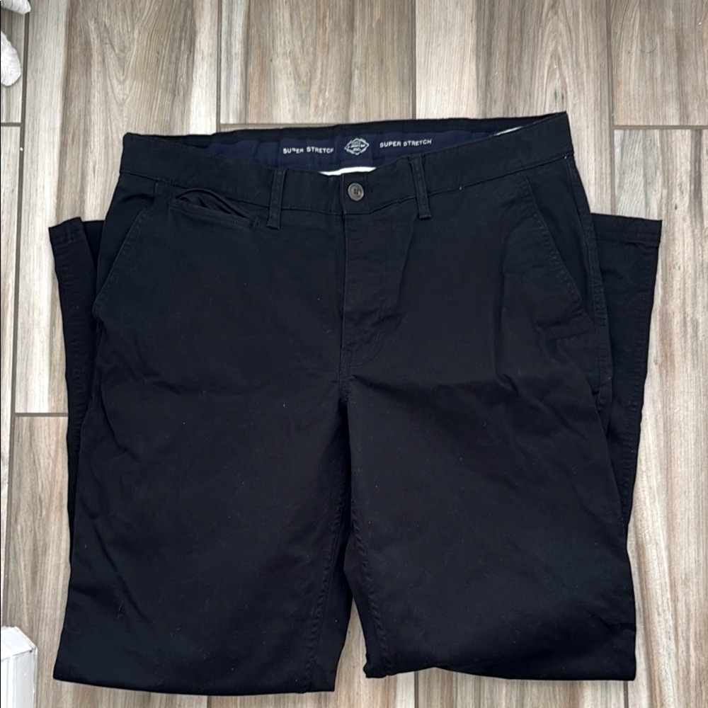 Black Chinos Sleek Formal Style